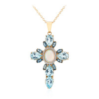 Welo Opal Silver Necklace