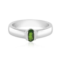 Russian Diopside Silver Ring