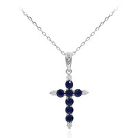 14K Ceylon Sapphire Gold Necklace (CIRARI)