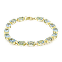 9K Medina Aquamarine Gold Bracelet