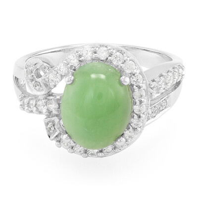 Imperial Chrysoprase Silver Ring