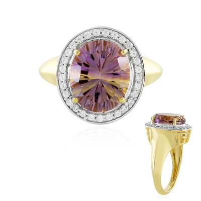 Ametrine Silver Ring