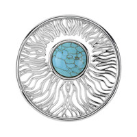 Turquoise Silver Pendant