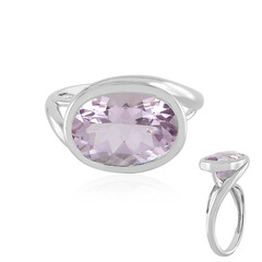 Rose de France Amethyst Silver Ring