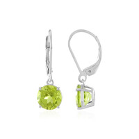 Arizona Peridot Silver Earrings