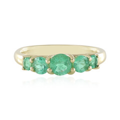 9K Colombian Emerald Gold Ring (de Melo)