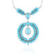 Sleeping Beauty Turquoise Silver Necklace