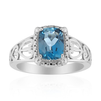 London Blue Topaz Silver Ring