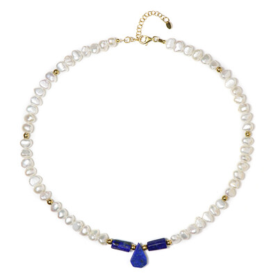 Lapis Lazuli Silver Necklace