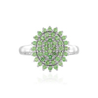 Kenya Tsavorite Silver Ring