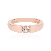 Morganite Silver Ring