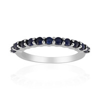 Blue Sapphire Silver Ring