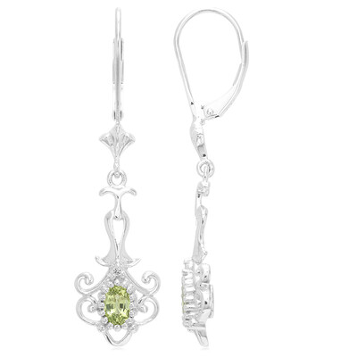 Chrysoberyl Silver Earrings