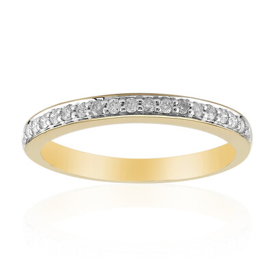 9K SI1 (G) Diamond Gold Ring (Annette)