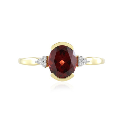 Mozambique Garnet Silver Ring