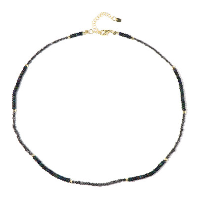 Black Diamond Silver Necklace