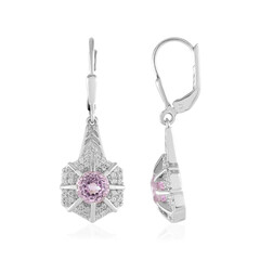 Kunzite Silver Earrings