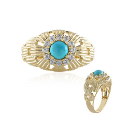 Sleeping Beauty Turquoise Silver Ring