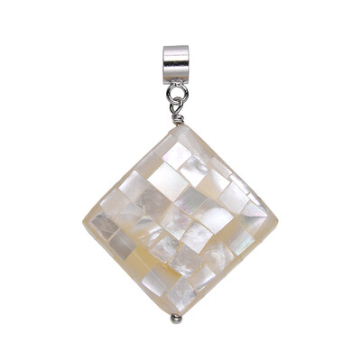 Mother of Pearl Silver Pendant (MONOSONO COLLECTION)