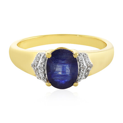 Madagascar Blue Sapphire Silver Ring