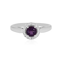 Moroccan Amethyst Silver Ring