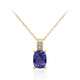 14K AAA Tanzanite Gold Necklace (CIRARI)