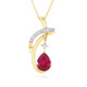 Madagascar Ruby Silver Necklace