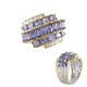 Tanzanite Silver Ring (Gems en Vogue)