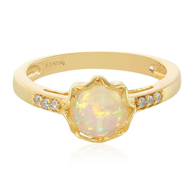 Welo Opal Silver Ring