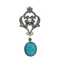 Amazonite Silver Pendant (Annette classic)