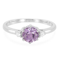 Bolivian Amethyst Silver Ring