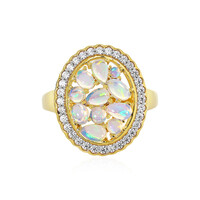 Welo Opal Silver Ring