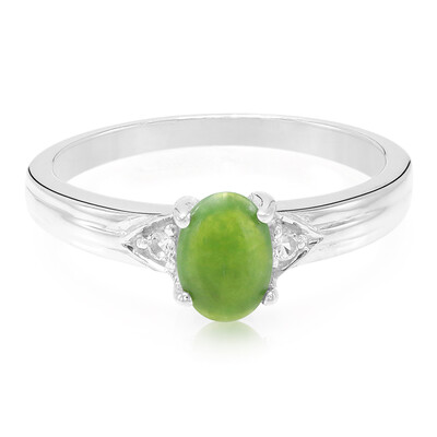 Imperial Chrysoprase Silver Ring