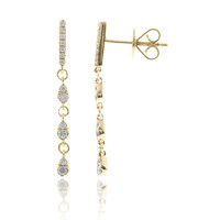 14K I1 (H) Diamond Gold Earrings (CIRARI)