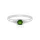 Russian Diopside Silver Ring