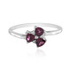 Rhodolite Silver Ring