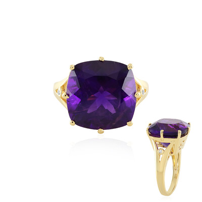 Zambian Amethyst Silver Ring