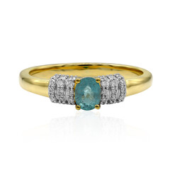 18K Grandidierite Gold Ring (AMAYANI)