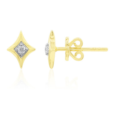 9K SI2 (G) Diamond Gold Earrings (Annette)