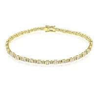 14K I1 (H) Diamond Gold Bracelet (CIRARI)