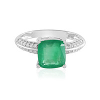 14K Russian Emerald Gold Ring (AMAYANI)