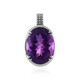 Moroccan Amethyst Silver Pendant