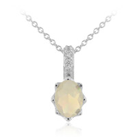 Welo Opal Silver Necklace