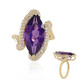 Moroccan Amethyst Silver Ring