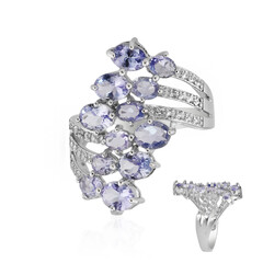 Tanzanite Silver Ring