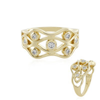 9K SI2 (H) Diamond Gold Ring (de Melo)