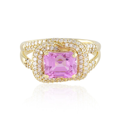 14K Patroke Kunzite Gold Ring (de Melo)