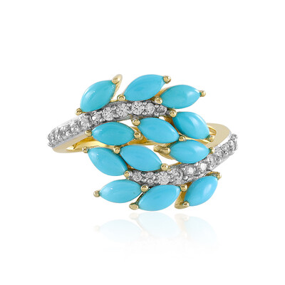 Sleeping Beauty Turquoise Silver Ring