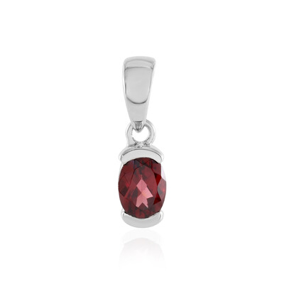 Mozambique Garnet Silver Pendant