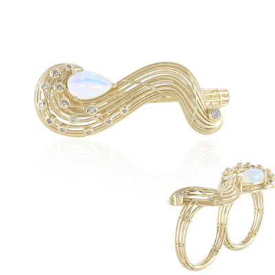 9K Welo Opal Gold Ring (Ornaments by de Melo)